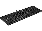 HP 125 KEYBOARD WIRED BLACK USB (12PACK) 1Y WARRANTY