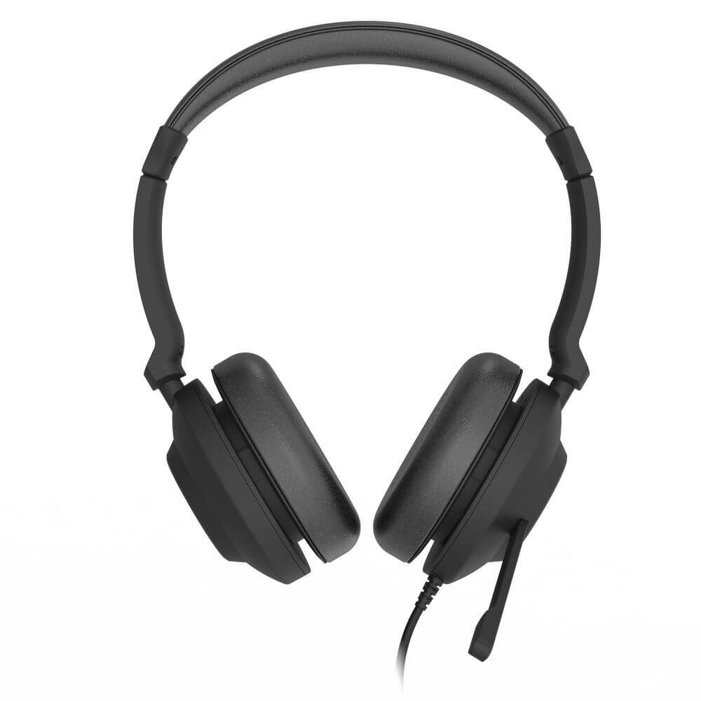 HEADSET AXTEL ONE UC35 STEREO HD AXH-ONE , Corded, Plug&Play USB / 3.5mm Jack Headset Conectivity USB-A, USB-C Jack / with STEREO HD . Speaker Size has 40 mm / Passive noise reduction : STRONG / Vegan Leather