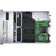 Server DELL PowerEdge R550, Rack 2U, Intel Xeon Silver 4314 (16 C / 32 T, 2.4 GHz - 3.4 GHz, 24 MB cache, 135 W), 16 GB DDR4 ECC, 1 x 480 GB SSD, 8 x LFF, DELL PERC H755, 2 x 700 W, Fara sistem de operare