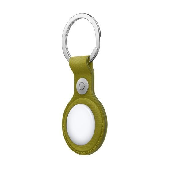AIRTAG FINEWOVEN/KEY RING - CHARTREUSE
