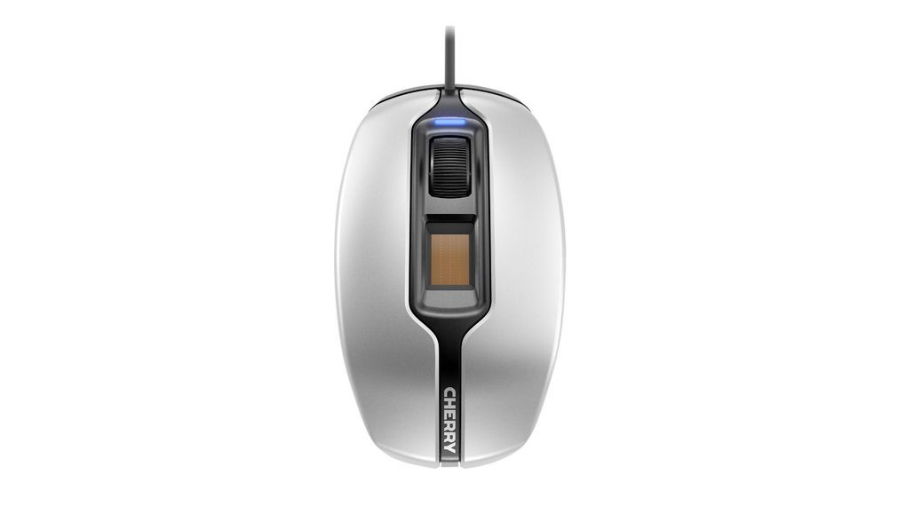 CHERRY MC 4900 SILVER/BLACK/FINGERTIP ID MOUSE USB