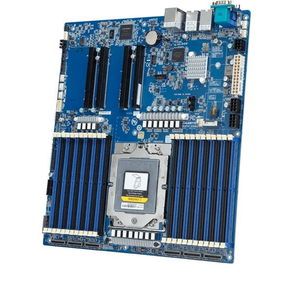 Płyta główna Gigabyte MZ33-AR0 1x SP5 AMD Epyc 9004 SoC (24x DIMM  6x MCIO 8i  1xM.2  2x10Gbe  IPMI  E-ATX)