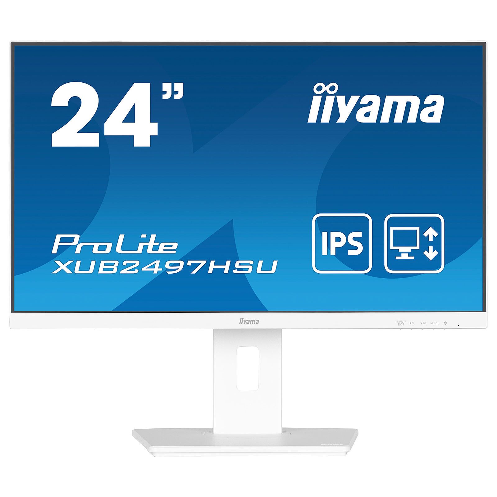 Monitor 23.8 inch IIyama XUB2497HSU-W2 1920 x 1080 pixeli, 100 Hz