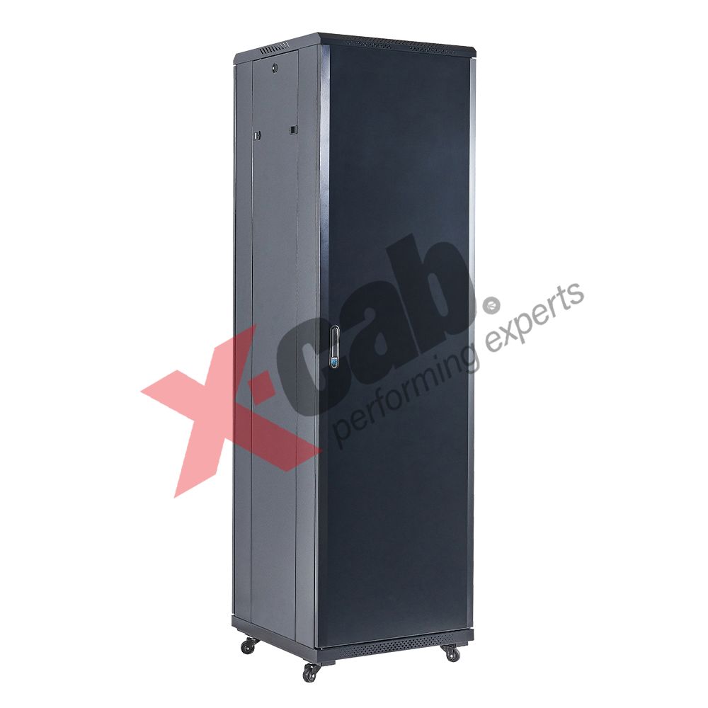 Xcab Cabinet metalic de podea 19”, tip rack stand alone, 18U 600x600 mm, Xcab S