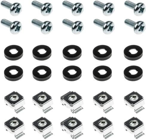 Xcab Set 10 suruburi cu piulita incastrabila M6 stan...