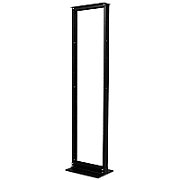 NetShelter 2 Post Rack 45U #12-24 Threaded Holes Black