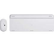SLIM WRLS KEYB + MOUSE COMBO/MK470 - OFFWHITE - PAN - NORDIC