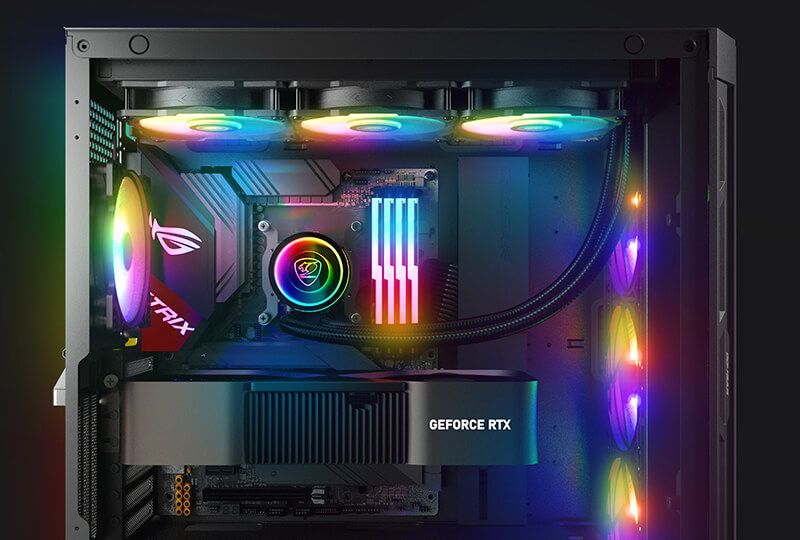 COUGAR AIO Liquid Cooling Poseidon Elite ARGB 240 White