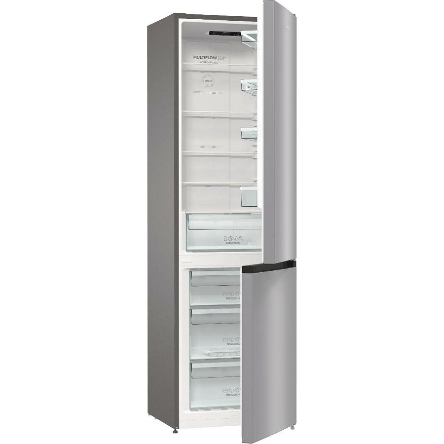 Gorenje NRK6202ES4 fridge-freezer Freestanding 331 L E Grey