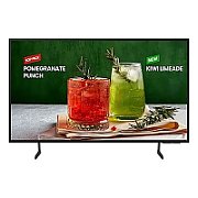 TV Signage Samsung BE43D-H, 43 , 250nit, 16/7, UHD, Tizen 7.0, CMS compatible (not free). Garantie 3 ani. Necesita suport de perete sau stand mobil