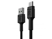 Green Cell KABGC25 USB cable 0.3 m USB A USB C Black