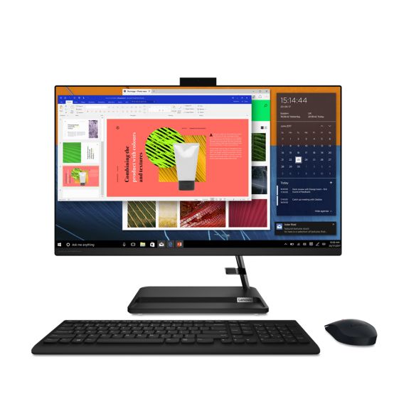 All-In-One Lenovo IdeaCentre AIO 3 27ALC6, 27 inch 1920 x 1080, AMD Ryzen 5 7430U (6 C / 12 T, 4.3 GHz), 16 GB RAM, 512 GB SSD, AMD Radeon Graphics, Windows 11 Pro