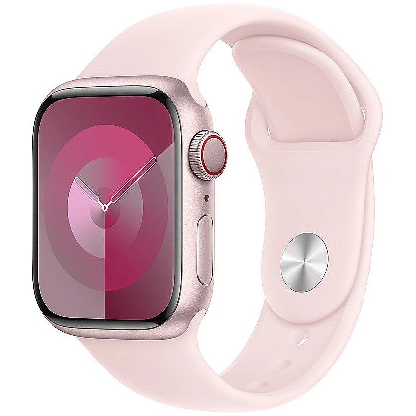 Apple Watch Series 9 pink aluminium  41mm 4G light pink sport band Size M/L