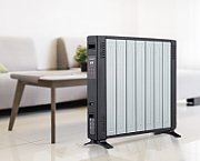 Blaupunkt HCO701 electric space heater Indoor White  Black 2000 W Convector electric space heater