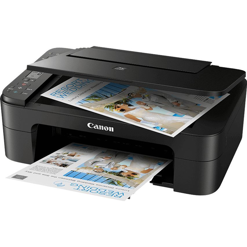 Imprimanta multifunctionala inkjet color Canon TS3350BK, A4, USB 2.0, Wi-Fi, 7.7 ppm negru, 4 ppm color