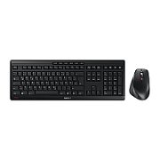 CHERRY STREAM DESKTOP COMFORT/US-INTL WITH EUR SYMBOL BLACK