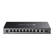 TP-LINK Omada 10-Port Gigabit Desktop Switch with 8-Port PoE+ PORT: 8× Gigabit PoE+ Ports, 2x Gigabit Non-PoE Ports, 1× Combo Gigabit SFP Slot SPEC: 802.3at/af, 123 W PoE Power,  Desktop Steel Case FEATURE: Extend Mode for 250m PoE Transmitting, Priority Mode for Port1-2, Isolation Mode, PoE Auto Recovery