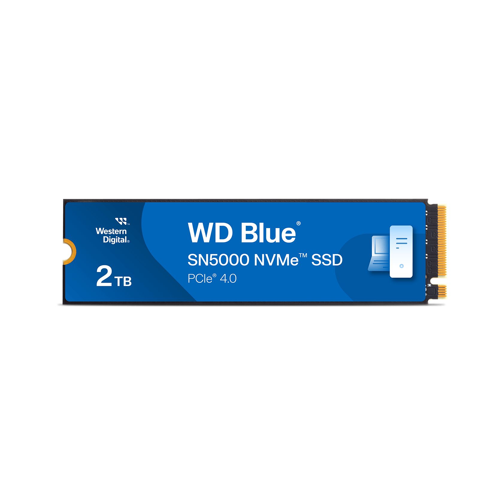 WD SSD WD Blue SN5000 2TB M.2 2280 PCIe Gen4 x4 NVMe TLC, Read/Write: 5150/4850 MBps, IOPS 650K/770K, TBW: 900