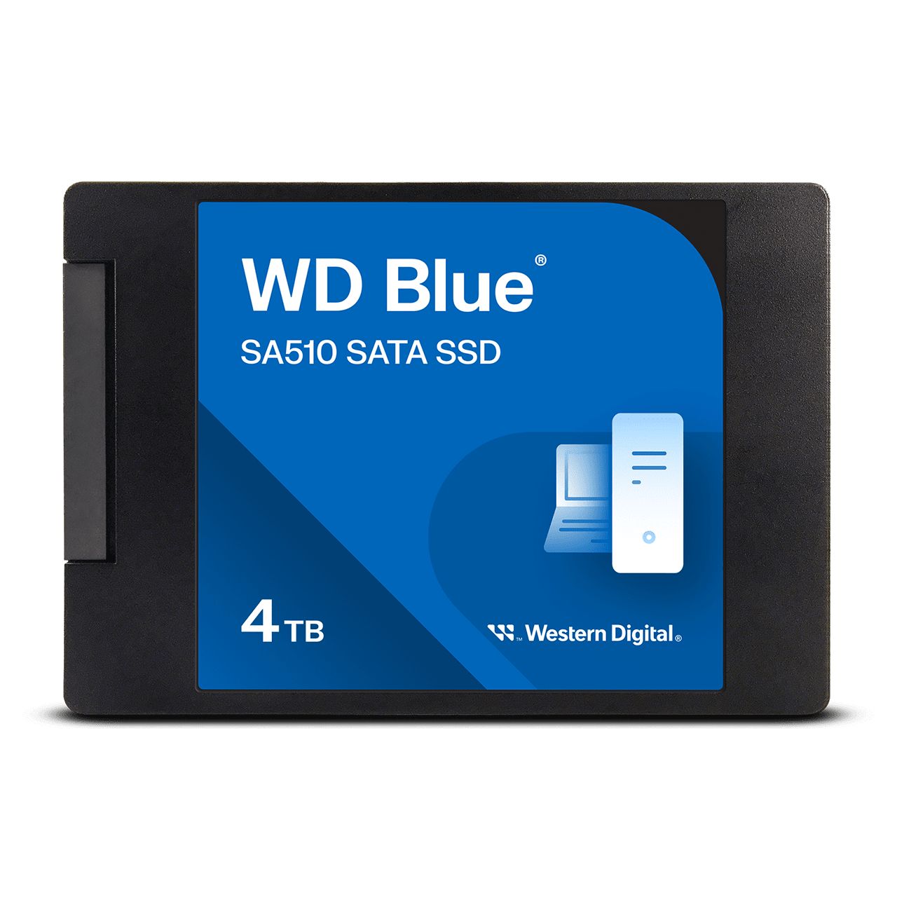 WD SSD WD Blue SA510 4TB SATA, 2.5 , 7mm, Read/Write: 560/520 MBps, IOPS 87K/83K, TBW: 600