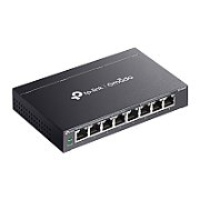 TP-LINK Switch TP Link Omada 8-Port Gigabit Unmanaged Desktop cu  8× 10/100/1000 Mbps RJ45 Ports, alimentare externa External Power Adapter(Output: 53.5VDC / 1.31A),  capacitate 16 Gbps