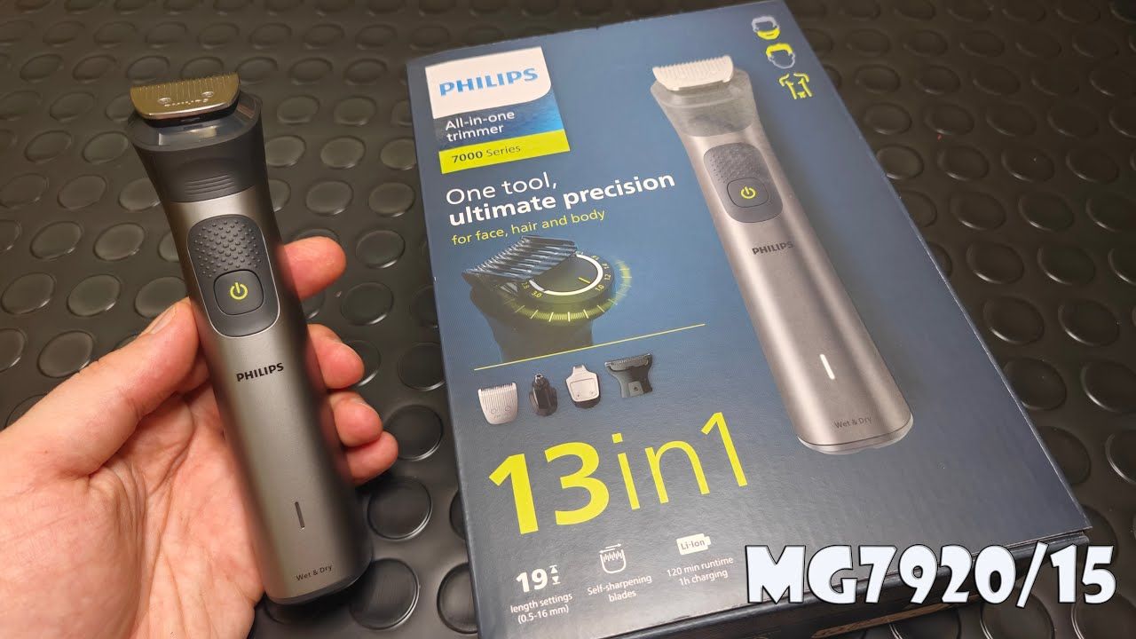Philips | MG7920/15 Series 7000 | All-in-One Trimmer | Cordless | Wet & Dry | Number of length steps 19 | Grey