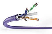 DIGITUS Cat.6 Installation Cable  F/UTP  Dca  AWG 23/1  LSOH  100m  Purple