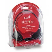 CASTI Genius,  HS-300N , cu fir, standard, utilizare multimedia, call center, microfon pe brat, conectare prin Jack 3.5 mm x 2, negru,  31710146100 , (include TV 0.75 lei)