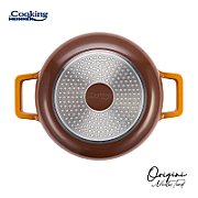 CRATITA ALUMINIU TURNAT + CAPAC 26x8 CM, 3.4L, NICOLAI TAND, COOKING BY HEINNER