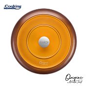 SEMIOALA ALUMINIU TURNAT + CAPAC 24x12 CM,3.9L, NICOLAI TAND, COOKING BY HEINNER