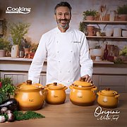 OALA CERAMICA CU CAPAC, 19x19.5 CM, 6 L,  NICOLAI TAND, COOKING BY HEINNER