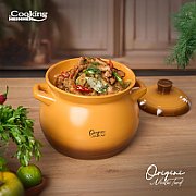 OALA CERAMICA CU CAPAC, 19x19.5 CM, 6 L,  NICOLAI TAND, COOKING BY HEINNER