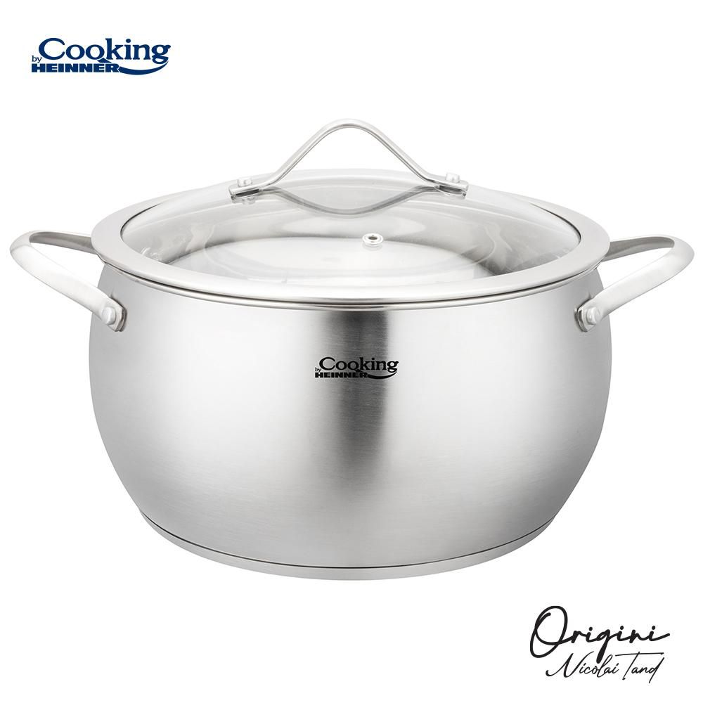 SEMIOALA INOX+CAPAC 24X13.5 CM, 6L, NICOLAI TAND, COOKING BY HEINNER