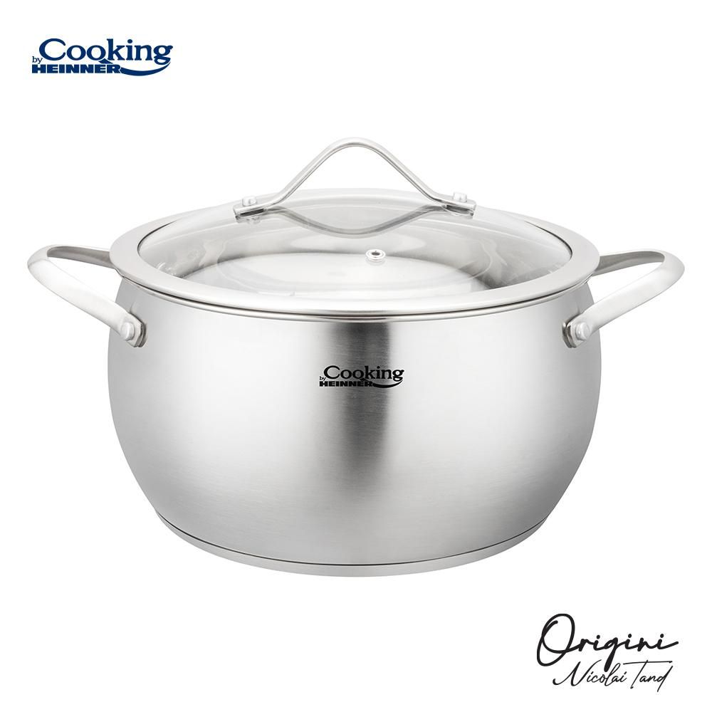 SEMIOALA INOX+CAPAC 22x11.5L, 4.3L, NICOLAI TAND, COOKING BY HEINNER