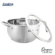 SEMIOALA INOX+CAPAC 22x11.5L, 4.3L, NICOLAI TAND, COOKING BY HEINNER