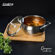 SEMIOALA INOX+CAPAC 20x11 CM, 3.3L, NICOLAI TAND, COOKING BY HEINNER
