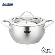 CRATITA INOX+CAPAC 16X9 CM, 1.8L, NICOLAI TAND, COOKING BY HEINNER