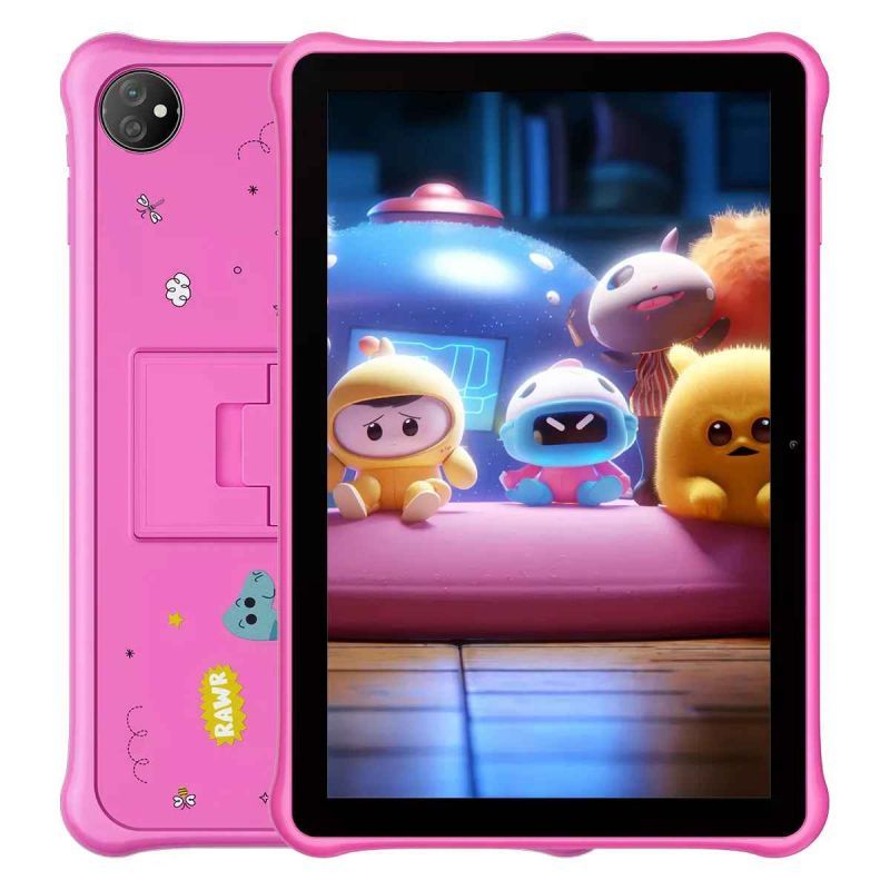 Blackview Tab 30 Kids 2GB/64GB, 10.1-inch HD+ 800x1280 IPS, Quad-core, 2MP Front/5MP Back Camera, Battery 5100mAh, Type-C, WiFi 6,  Android 13, SD card slot, Pink