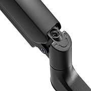 Brat dublu pentru monitor Neomounts, tip full motion, pentru display-uri cu diagonale 17 -32 , sistem de prindere VESA 75x75~100x100mm, greutate maxima suportata 8kg per ecran, tilt  +10°, -10°, swivel +90°, -90°, rotate +180°, -180°, reglabil pe inaltime 28cm, ajustarea latimii 54cm, ajustarea