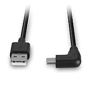 Cablu Lindy USB C 2 90°, lungime 1m, putere maxima 15W, latime de banda suportata 480Mbps, negru