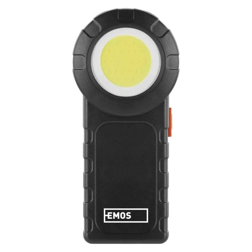COB LED Flashlight 3W, 3xR03
- maximal light output: 350lm
- maximal beam distance: 25m
- battery: 3xR3
- battery included
- not rechargeable
- not waterproof
- material: ABS plastic
- run time: 4hrs (COB LED 100%)
- colour: black
- number of lighting modes: 1
- features: clip, 1x magnet
- weigth: 48g

Packaging: blister 1 pc.
