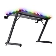 Masa gaming Trust GXT 710 Luminus Pro, iluminare RGB, greutate maxima suportata 150 kg, negru