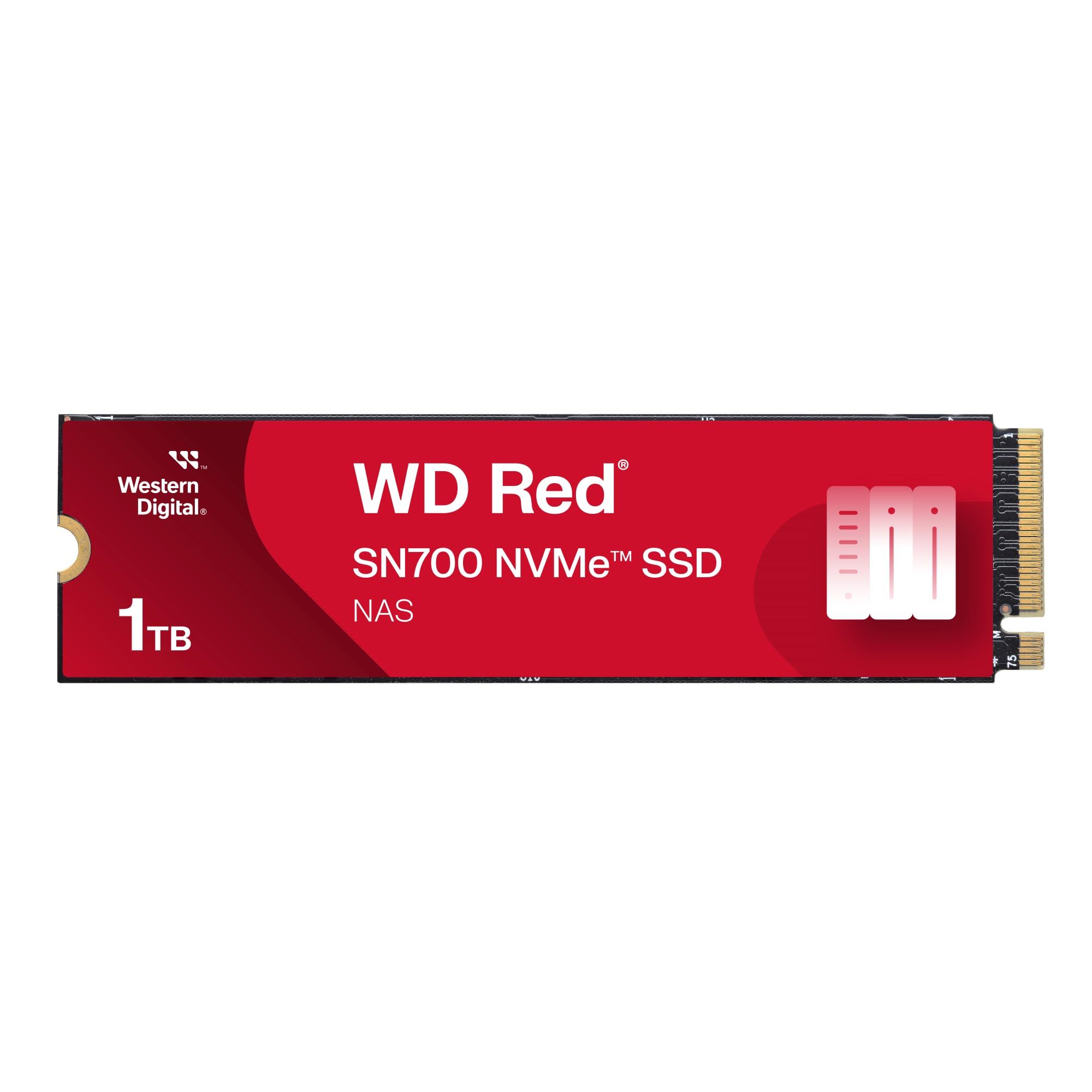 SSD NAS WD Red SN700 1TB M.2 2280-S3-M PCIe Gen3 x4 NVMe, Read/Write: 3430/3000 MBps, IOPS 515K/560K, TBW: 2000