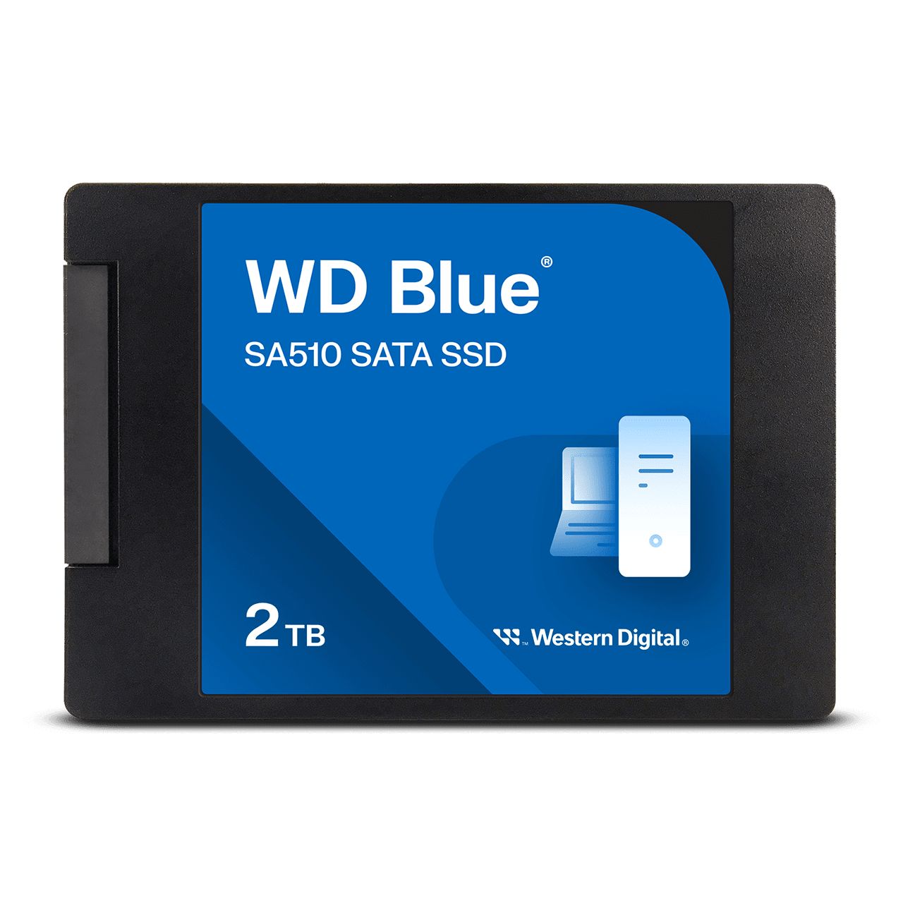 WD SSD WD Blue SA510 2TB SATA, 2.5 , 7mm, Read/Write: 560/530 MBps, IOPS 95K/84K, TBW: 500
