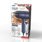 Adler Hair Dryer | AD 2279b | 1800 W | Number of temperature settings 2 | Ionic function | Blue