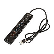 Nitro Concepts UH1  10-Port Hybrid USB Hub  USB 3.2