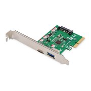 DIGITUS PCI Expr Card 2x USB 3.1 1 Port USB-C + USB A