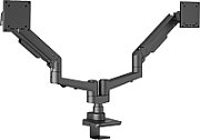 EDBAK Desk Mount | DMV02 Dual Swing Arm | Height adjustment  Tilt | 19-35   | Maximum weight (capacity) 20 kg | Black