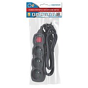 Esperanza ELK210K Power strip 3GN/1 5M Black