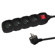 Esperanza ELK213K Power strip 4GN/3M Black