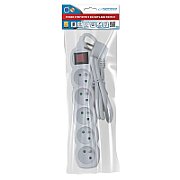 Esperanza ELK214W Power strip 5GN/1.5M White